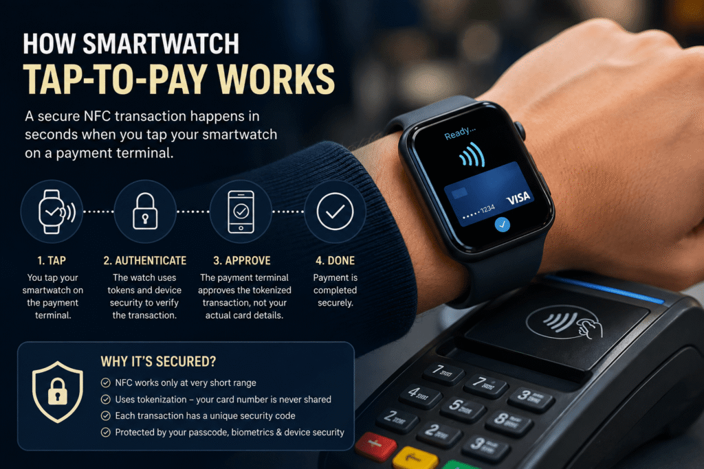 Does It Pose a Security Risk to Tap Your Smartwatch? What You Need to Know 1 Smartwatch NFC Security